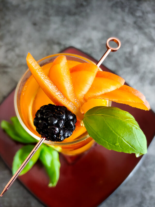 It Ain’t All Sunshine and Peaches Peach Highball Cocktail Contessa