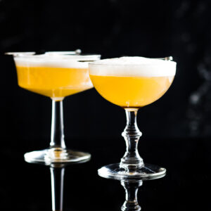 Suze Sour - two in coupe glasses